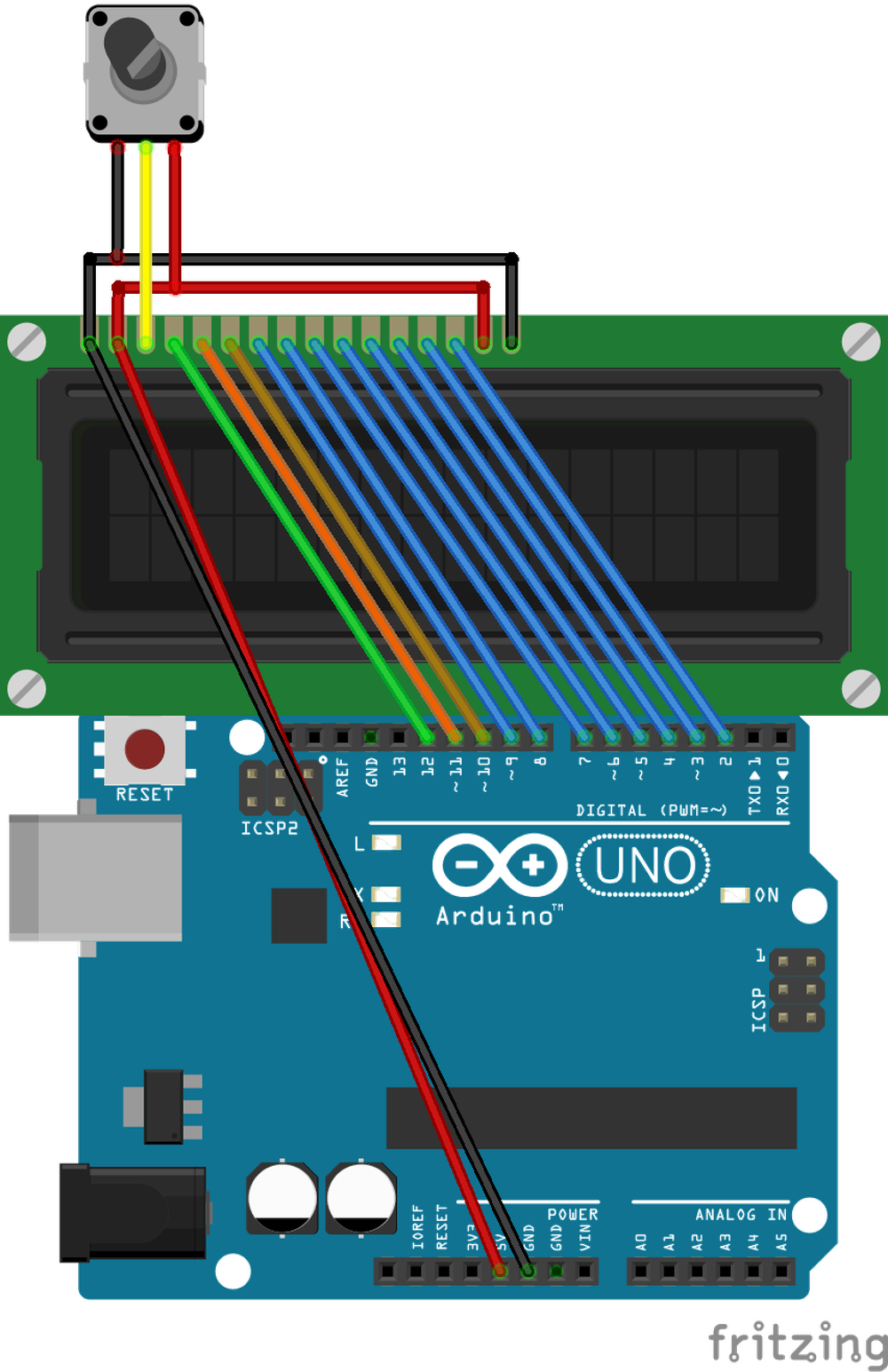 LCD1602 and arduino